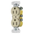 Hubbell Wiring Device-Kellems TradeSelect, Straight Blade Devices, Residential Grade, Receptacles, Weather and Tamper Resistant Duplex, 15A 125V, 5-15R RR15SIWRTR